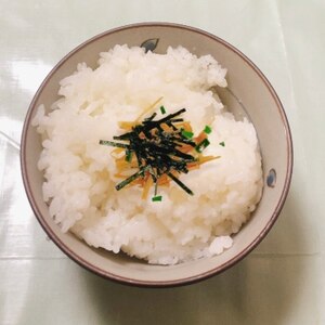 なめ茸のお茶漬け